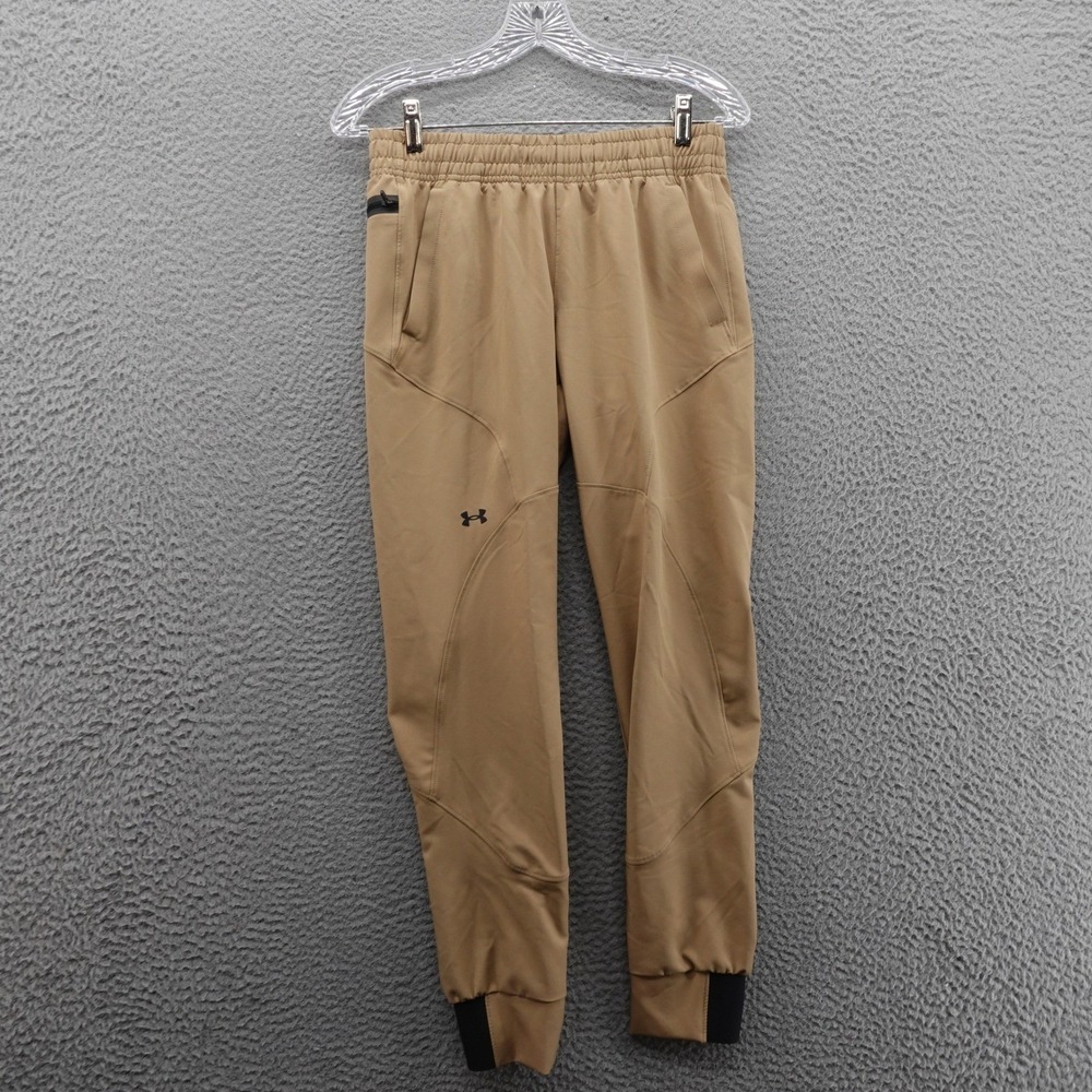 Under Armour Womens Unstoppable Jogger Pants Size XS Brown Loose Fit NEW